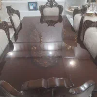 سرویس نهارخوری هشت نفره طرح فرشته در حد نو