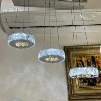 لوستر آویز سه تایی smd کریستالی|لوستر و چراغ آویز|تهران, نیروی هوایی (پیروزی)|دیوار