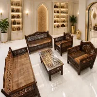 تخت و مبل سنتی چوب روس اعلا