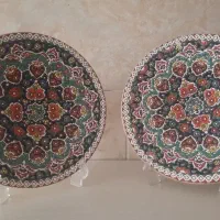 یک جفت بشقاب دکوری