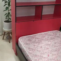 تختخواب تک نفره کتابخانه ی کشو دار|تخت و سرویس خواب|زنجان, |دیوار