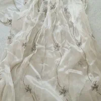 پرده حریر شیشه گلدار