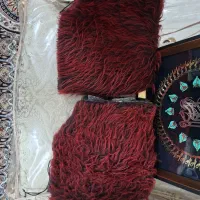 دستکش ثابت خز دار قرمز موتور