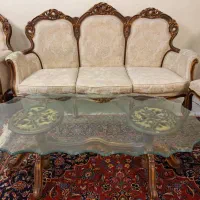 سرویس مبلمان استیل به همراه ناهارخوری|مبلمان خانگی و میز عسلی|تهران, کاج|دیوار