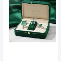 ست دستبند و انگشتر و گردنبند زنانه زمرد|جواهرات|ساری, |دیوار