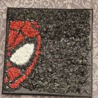 تابلو مرد عنکبوتی سه بعدی