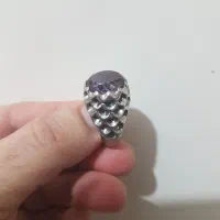 انگشترنقره آمیتیست دوعدد