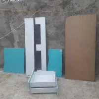 تختخواب یکنفره یا نوجوان کمد دارسالم کشوداربازکردم