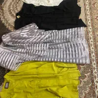 مانتو در چهار رنگ متفاوت در حد نو فقط سایزم نمیشه