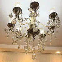 دوعدد لوستر|لوستر و چراغ آویز|اردبیل, |دیوار