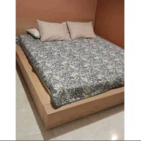 تخت خواب چوبی مدرن،چوب بلوط آمریکایی|تخت و سرویس خواب|تهران, گلستان (شهرک راه آهن)|دیوار