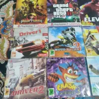 ۲عدد دسته پلی استیشن ژاپنی اصل با ۱۸عدد سی دی بازی|کنسول، بازی ویدئویی و آنلاین|زاهدان, |دیوار