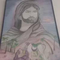 تابلو نقاشی قدیمی|تابلو، نقاشی، عکس|خمینی‌شهر, |دیوار