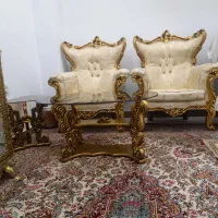 مبل استیل ۶نفره چوب راش اصل