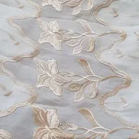 دو عدد پرده پذیرایی سالم و تمیز همراه طناب سربی