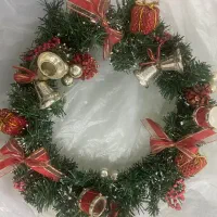 حلقه کریسمس و آینه قدی و قاب گلدوزی کاردست|صنایع دستی و سایر لوازم تزئینی|اصفهان, جلفا|دیوار