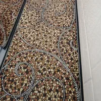 ۴ تیکه فرش پله و کناره طرح سنگ|فرش|قم, امامزاده ابراهیم|دیوار
