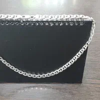 زنجیر نقره فوق العاده شیک جوندار سنگین مدل تی|جواهرات|دورود, |دیوار