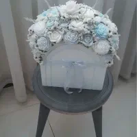 باکس گل شمع ماندگار شمع تراپی