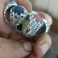 چندعدد انگشتر نقره