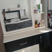 سرویس خواب دو نفره در حد نو|تخت و سرویس خواب|پرند, فاز ۵|دیوار