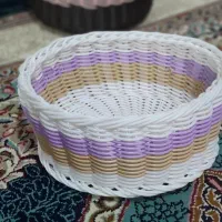 فروش سبدهای مفتولی در رنگهای مختلف
