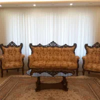 مبلمان ۹نفره سلطنتی همراه با میز غذاخوری|مبلمان خانگی و میز عسلی|قروه, |دیوار