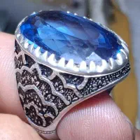 انگشتر نقره توپاز دستساز کلکسیونی|جواهرات|اصفهان, زاجان|دیوار