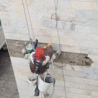 پیچ رولپلاک نما آپارتمان ایزوگام آب بندی داربست|خدمات پیشه و مهارت|خلخال, |دیوار