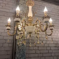 لوستر البرز کد ۲۰۰۲|لوستر و چراغ آویز|اصفهان, باغ فدک|دیوار