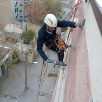 کار در ارتفاع کاردرارتفاع کنتکس شستشو پیچرولپلاک و|خدمات پیشه و مهارت|شیراز, شهرک گلدشت حافظ‎|دیوار