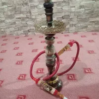 قلیان کار کرده چوبی