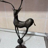 آهوی دکوری طرح قلمزن|کلکسیون اشیاء عتیقه|گرگان, |دیوار