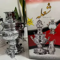 سماور گازی نو برند شعله ۶ لیتری|سماور، چای‌ساز، قهوه‌ساز|فولادشهر, سایت صنعتی کاوه|دیوار