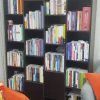 کتابخانه mdf اصل نه نئوپان بسیار محکم  ۱۸۰×۱۲۷×۳۵|کتابخانه، شلف، قفسه‌های دیواری|دزفول, |دیوار