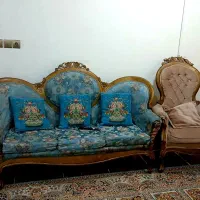 مبلمان  سلطنتی ۷ نفره|مبلمان خانگی و میز عسلی|اهواز, اسلام آباد شرقی|دیوار