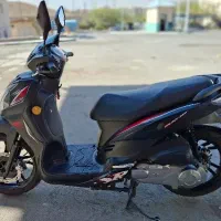 موتور sym sr 200 در حد مشکی مات|موتورسیکلت|تهران, شهرک زینبیه|دیوار
