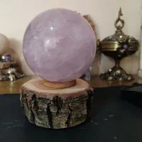 گوی سنگ رز کوارتز|جواهرات|تبریز, |دیوار