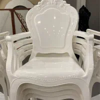 صندلی پلکسی سفید و مشکی