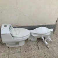 روشویی و توالت فرنگی در حد نو