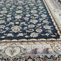 فرش 12متری زمینه سرمه ای افشان