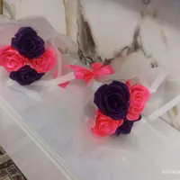 گل روبانی دسته گل ربانی|گل مصنوعی|اسلام‌شهر, |دیوار