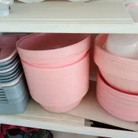 ظرف های پلاستیکی کلی|ظروف نگهدارنده، پلاستیکی، یک‌بارمصرف|گلبهار, شهر جدید گلبهار|دیوار