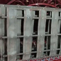 تخت فلزی فرفوژه 2نفردست دوم|تخت و سرویس خواب|اهواز, کوی جواهری|دیوار