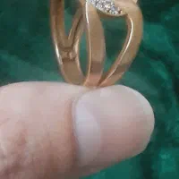 انگشتر  یک هشتم طلا خود انگشتر نزدیک چهار گرم