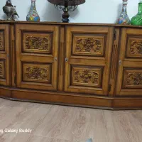 بوفه قدیمی چوب خالص