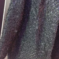 مانتو  مجلسی گل برجسته کاملا مشکی|لباس|کهریزک, |دیوار