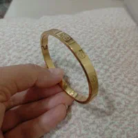 دستبندطلایی رنگ ثابت