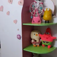 کمد خوش طرح و خوشرنگ دخترانه