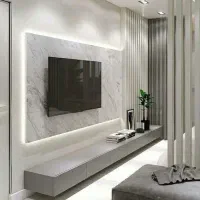 اجرای کناف ونصب دکور تلویزیون وماربل شیت لاین نوری|خدمات پیشه و مهارت|تهران, بلورسازی|دیوار